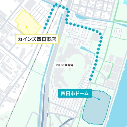 四日市の地図